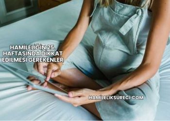 Hamileliğin 25. Haftasında Dikkat Edilmesi Gerekenler