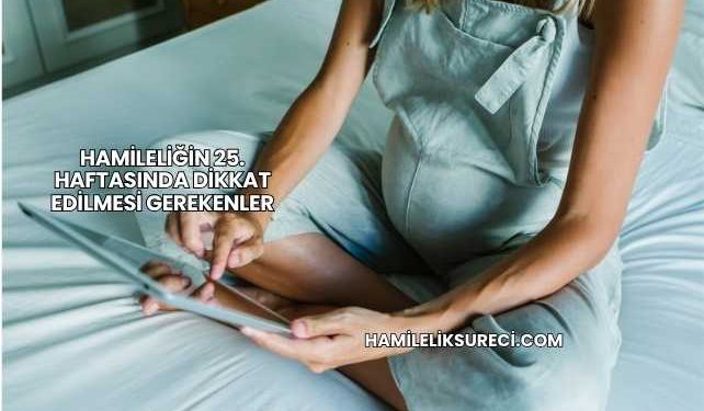 Hamileliğin 25. Haftasında Dikkat Edilmesi Gerekenler