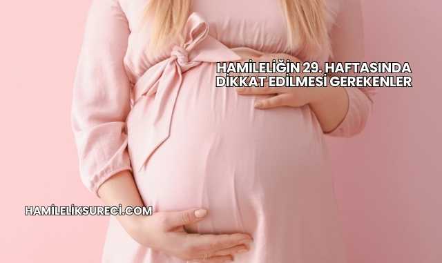 Hamileliğin 29. Haftasında Dikkat Edilmesi Gerekenler