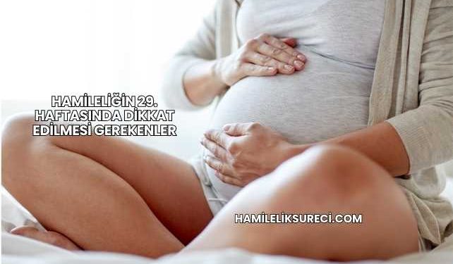 Hamileliğin 29. Haftasında Dikkat Edilmesi Gerekenler