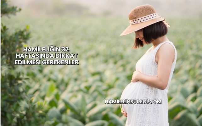 Hamileliğin 32. Haftasında Dikkat Edilmesi Gerekenler