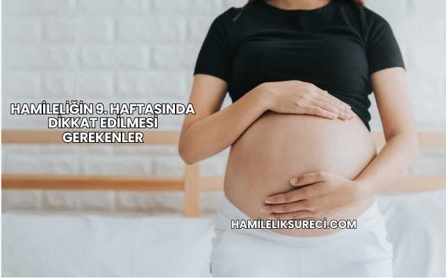 Hamileliğin 9. Haftasında Dikkat Edilmesi Gerekenler