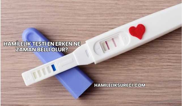 Hamilelik Testi En Erken Ne Zaman Belli Olur?