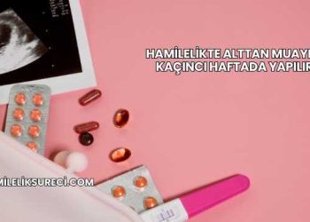 Hamilelikte Alttan Muayene Kaçıncı Haftada Yapılır?