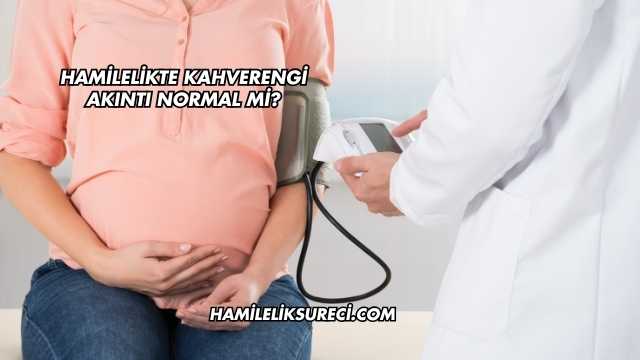 Hamilelikte Kahverengi Akıntı Normal mi?