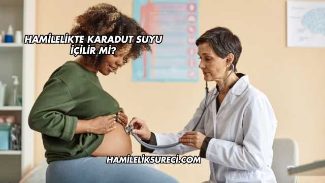 Hamilelikte Karadut Suyu İçilir mi?