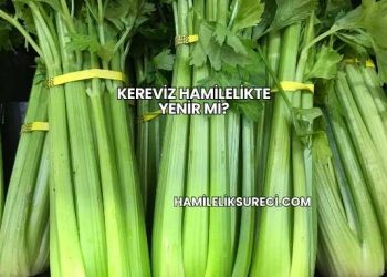Kereviz Hamilelikte Yenir mi?