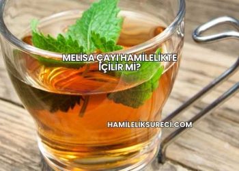 Melisa Çayı Hamilelikte İçilir mi?