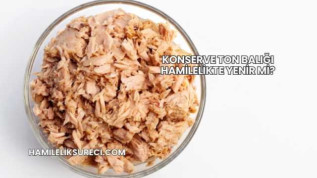 Konserve Ton Balığı Hamilelikte Yenir mi?