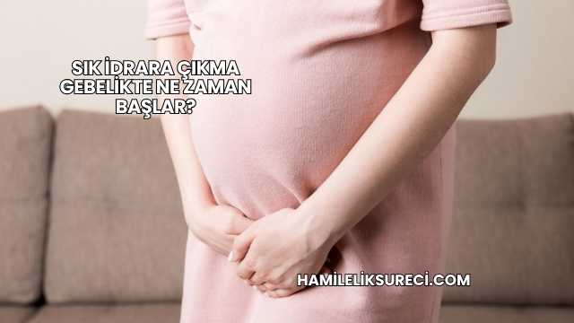 Sık İdrara Çıkma Gebelikte Ne Zaman Başlar?