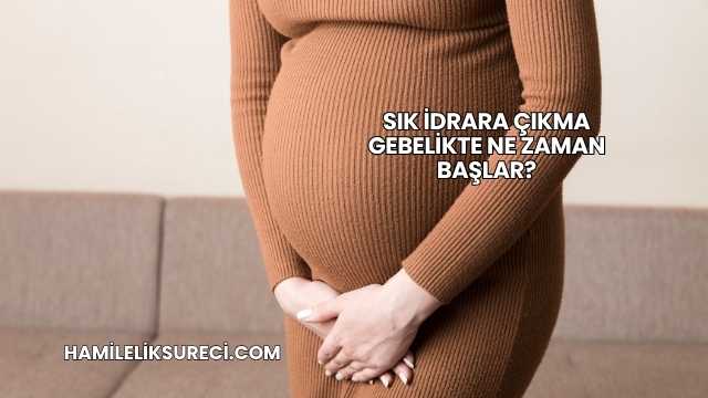 Sık İdrara Çıkma Gebelikte Ne Zaman Başlar?