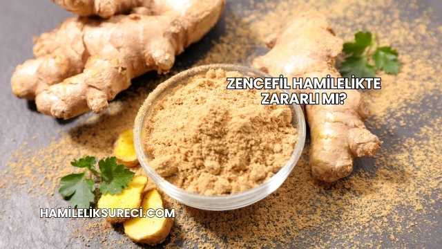 Zencefil Hamilelikte Zararlı mı?