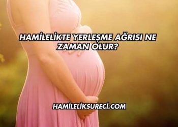 Hamilelikte Yerleşme Ağrısı Ne Zaman Olur?