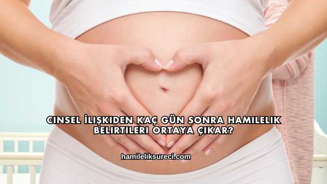 Cinsel İlişkiden Kaç Gün Sonra Hamilelik Belirtileri Ortaya Çıkar?
