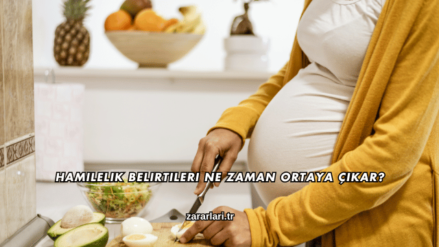 Hamilelik Belirtileri Ne Zaman Belli Olur?