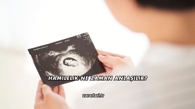 Hamilelik Ne Zaman Anlaşılır?