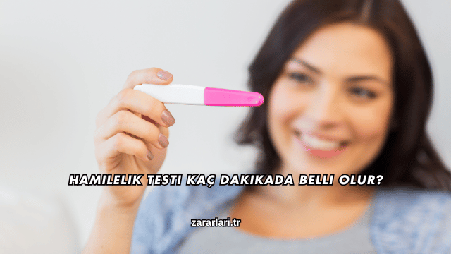 Hamilelik Testi Kaç Dakikada Belli Olur?