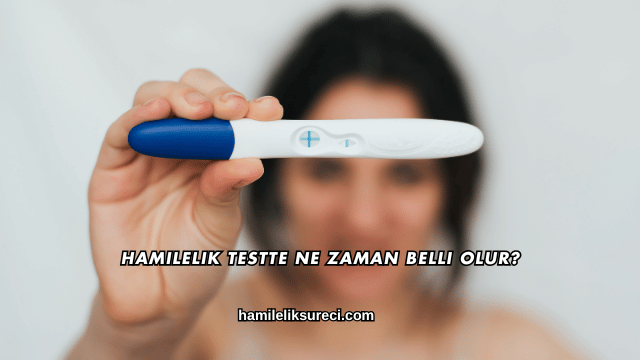 Hamilelik Testte Ne Zaman Belli Olur?