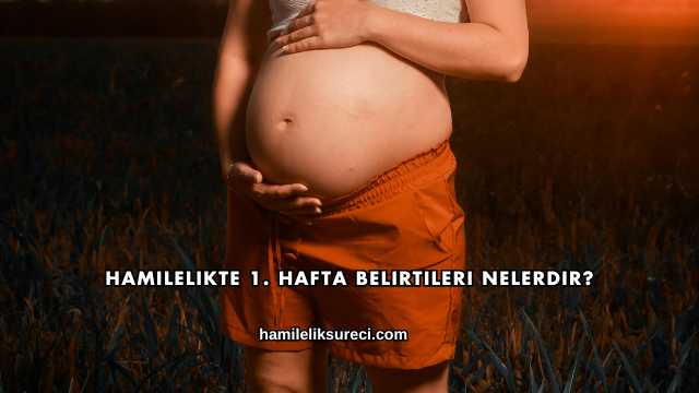 Hamilelikte 1. Hafta Belirtileri Nelerdir?