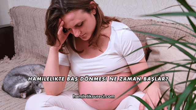 Hamilelikte Baş Dönmesi Ne Zaman Başlar?