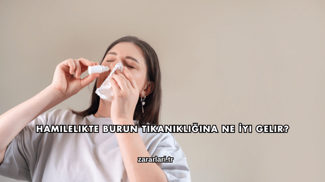 Hamilelikte Burun Tıkanıklığına Ne İyi Gelir?