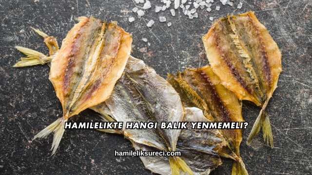 Hamilelikte Hangi Balık Yenmemeli?