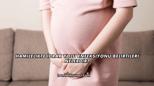 Hamilelikte İdrar Yolu Enfeksiyonu Belirtileri Nelerdir?