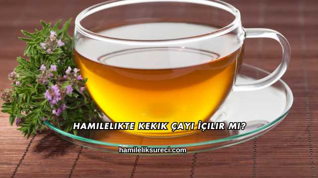 Hamilelikte Kekik Çayı İçilir mi?