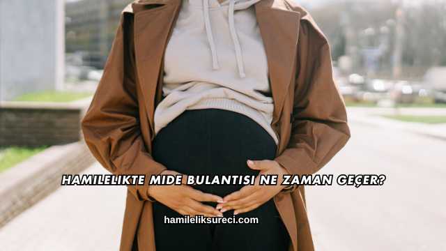 Hamilelikte Mide Bulantısı Ne Zaman Geçer?