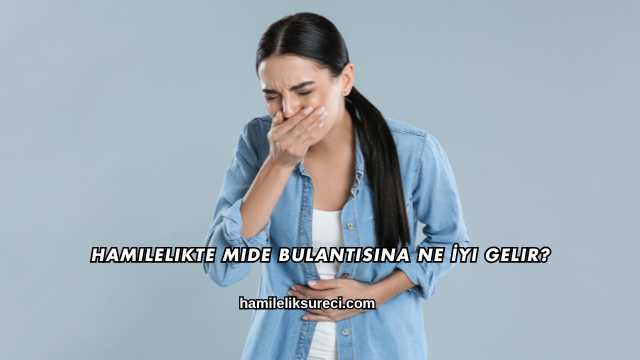 Hamilelikte Mide Bulantısına Ne İyi Gelir?