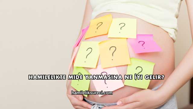 Hamilelikte Mide Yanmasına Ne İyi Gelir?