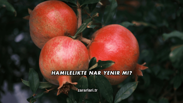 Hamilelikte Nar Yenir mi?
