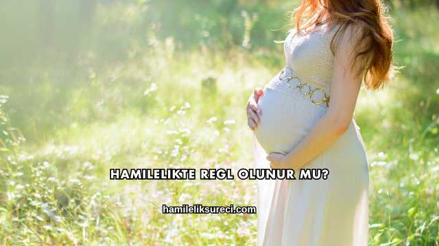 Hamilelikte Regl Olunur mu?