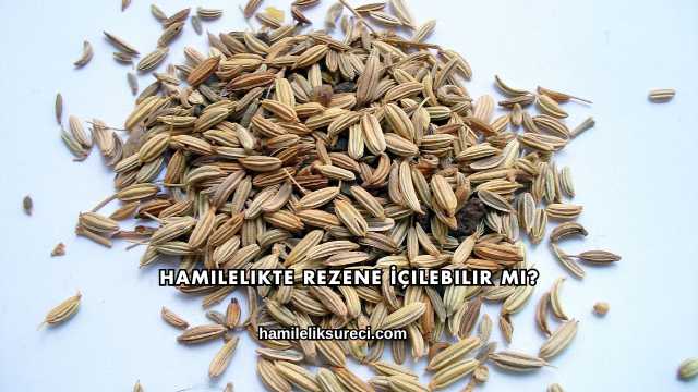 Hamilelikte Rezene İçilebilir mi?