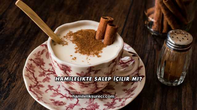 Hamilelikte Salep İçilir mi?
