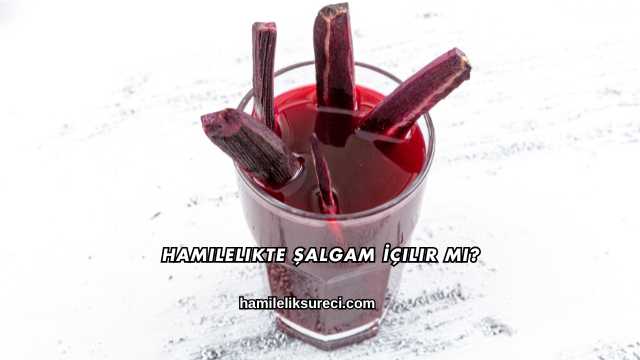 Hamilelikte Şalgam İçilir mi?