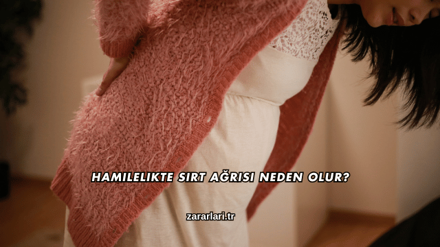 Hamilelikte Sırt Ağrısı Neden Olur?