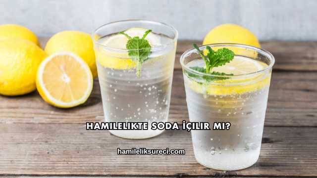 Hamilelikte Soda İçilir mi?
