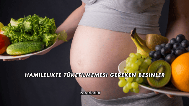 Hamilelikte Tüketilmemesi Gereken Besinler
