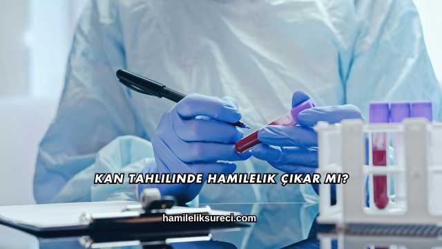 Kan Tahlilinde Hamilelik Çıkar mı?