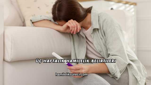 Üç Haftalık Hamilelik Belirtileri